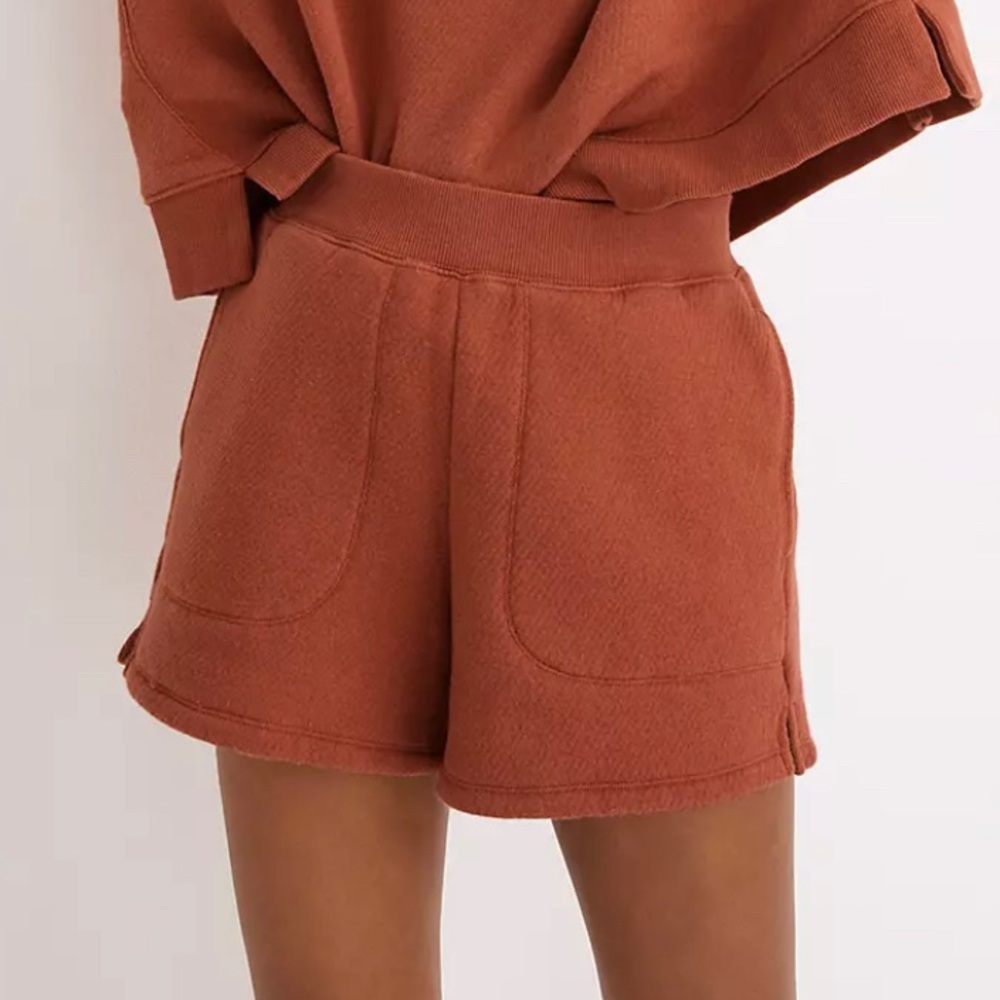 Madewell burnt orange MWL sweatshorts size xxs